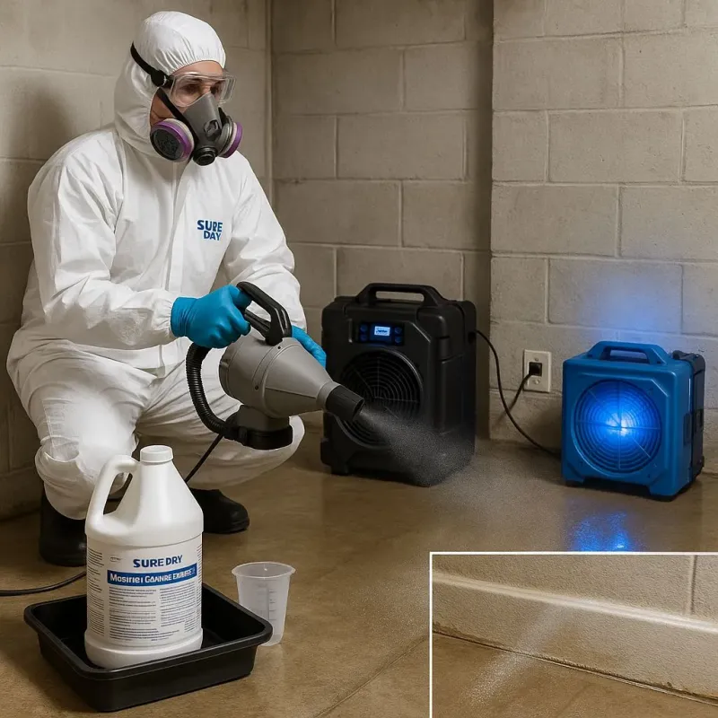 Sanitization and Odor Removal process in Caldwell, NJ